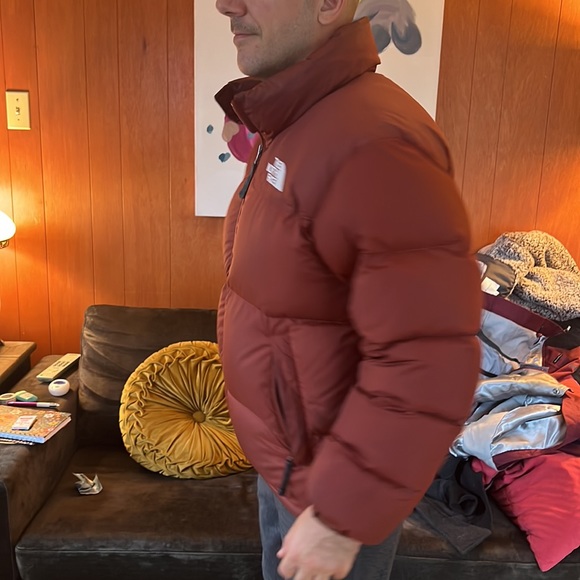 The North Face Puff 700 Fill Down Red Men’s Medium Jacket - Picture 2 of 12